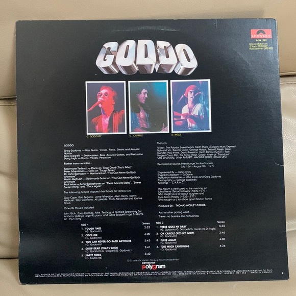 Goddo Cares 1978 (Original Pressing Vinyl) - Picture 2 of 2
